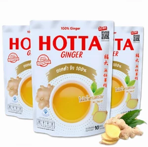 3x Herb Tea Original Ginger Instant Powder No sugar Hotta 100% Ginger Drink - Picture 1 of 6