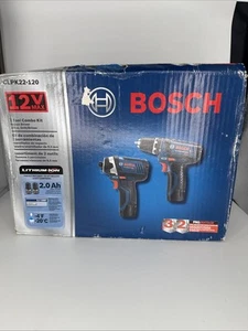 Bosch CLPK22-120 12V Cordless Lithium-Ion 3/8 in. Drill Driver and Impact Driver - Picture 1 of 5