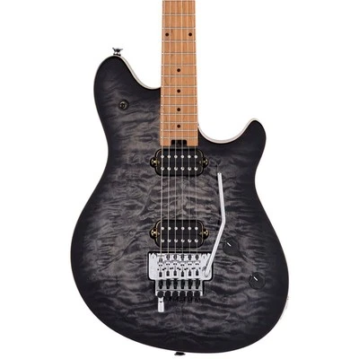 EVH Wolfgang Special QM E/G, Roasted Maple Fingerboard, Charcoal Burst - Image 1 of 3