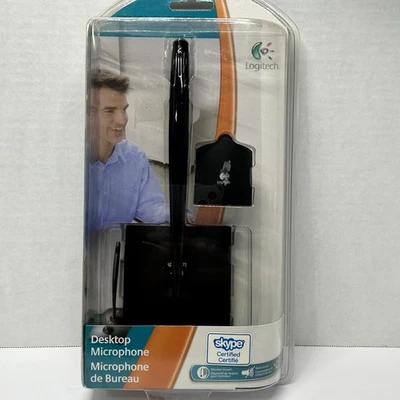 Logitech Black 3.5mm Connector Desktop Microphone, New & Sealed  - Image 1 of 3
