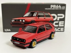 POP RACE 1/64 VOLKSWAGEN GOLF GTI MKII ROJO PR64-0003 - Imagen 1 de 1