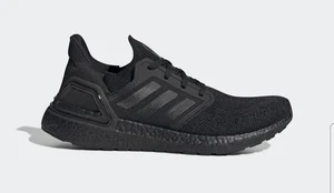 UK12/ EUR47 1/3- Adidas ULTRABOOST 20 TRIPLE NEGRO ZAPATILLAS PARA CORRER EG0691 - Imagen 1 de 10