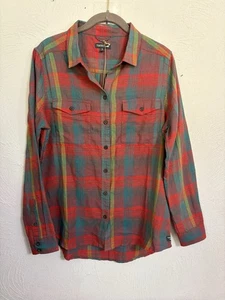 Neu mit Etikett Toad & Co Damen M Re-Form Flanellhemd Winterberry �� - Bild 1 von 12