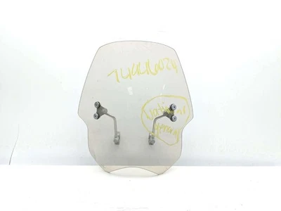 06-16 Kawasaki Vulcan 900 VN900C Windshield Wind Screen w/ Handlebar Brackets - Image 1 of 4