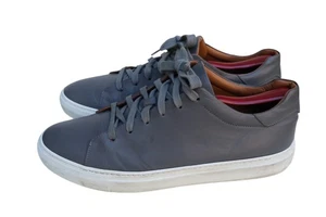 M. Gemi Italy Grau Leder Niedrig Freizeit Sneaker Schuhe Herren Gr. 44 US 11 - Bild 1 von 10