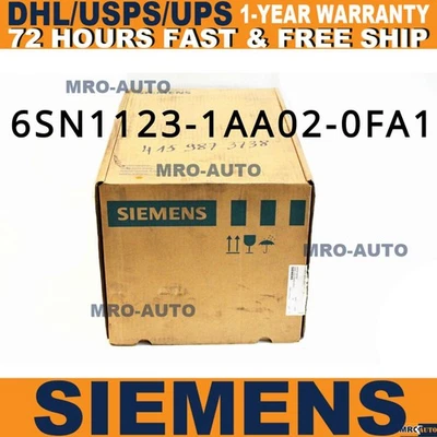 New Siemens 6SN1 123-1AA02-0FA1 6SN1123-1AA02-0FA1 SIMODRIVE 611 US FREE TAX - Image 1 of 4