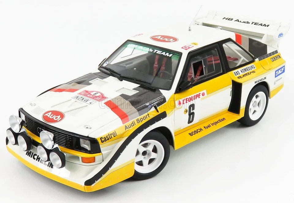 1/18 AUTOART - AUDI - QUATTRO SPORT S1 (night version) N 6 RALLY MONTECARLO 8860 - Immagine 1 di 1