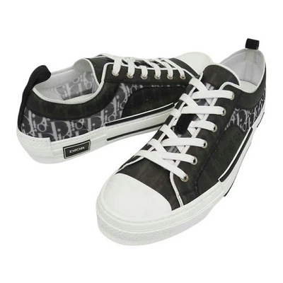 CHRISTIAN DIOR  B23 Low Top Sneakers Oblique Men s Black White  Apparel Accessor - Image 1 of 4