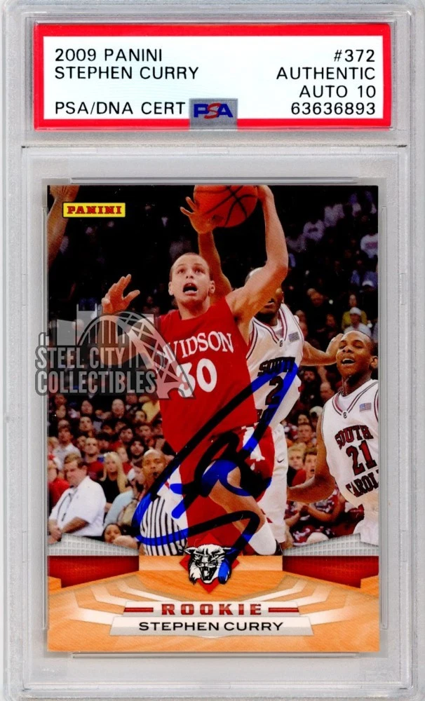 Stephen Curry Basketball Grade 10 Rookie Sports Trading Cards