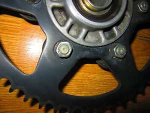 DUCATI OEM MONSTER 620 REAR HUB AND SPROCKET FITS MANY MONSTERS 750 695 800 - Picture 1 of 4