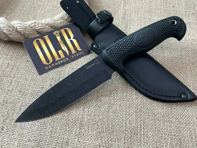 Kizlyar Rusia AUS8 cuchillo de caza inoxidable cuchillo táctico al aire libre hecho a mano Foto 1 de 4