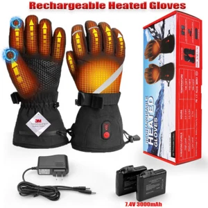 Beheizte Handschuhe wiederaufladbar Wärmerer Thermohandschuhe Mit 3000mAh Akku - Bild 1 von 10