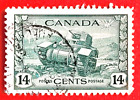 Timbre Canada #259 « Ram Tank Armée canadienne » d'occasion