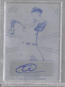THOMAS WHITE 2022 Leaf Perfect Game RC XRC Auto 1/1 Printing Plate - Picture 1 of 2