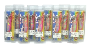 Lotto 10 Totanare YO-ZURI NEW OITA R19-4 - Size 3.0 - Col. 4 - Pink - EJ95 - Foto 1 di 9