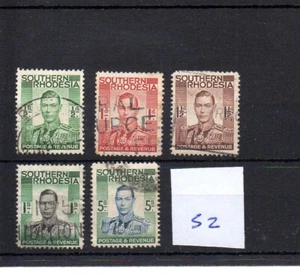 Southern Rhodesia - George V1 - (52) 1937 selección definitiva usado - SG cat £4 - Imagen 1 de 1