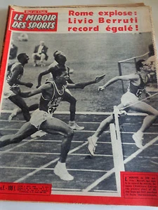 LE MIROIR DES SPORTS N° 817 1960 J O Rome explose LIVIO BERRUTI record égalé - Picture 1 of 1