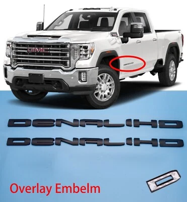 For 2020+GMC Sierra 2500 3500hd DENALI HD DENALI SIERRA OVERLAY Emblem 84337659 - Image 1 of 4