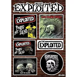 Paquete de pegatinas The Exploited - Punks Not Dead Beat The Bastards Sexo y violencia - Imagen 1 de 1