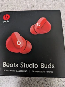 Beats Studio Buds, SEALED, True Wireless Noise Cancelling Earbuds - Red - Picture 1 of 4