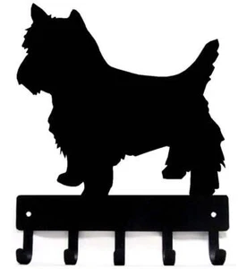 Yorkshire Terrier (Trimmed Yorkie) Dog Key Rack/ Leash Hanger - Made in the USA - Picture 1 of 5
