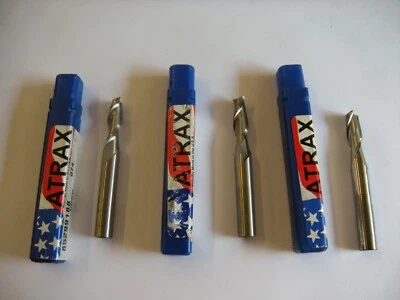 Fresadora de extremo cuadrado de carburo Atrax 9/32", 3/4" LOC, 5/16" de diámetro, 2-1/2", OAL, 2F Foto 1 de 4