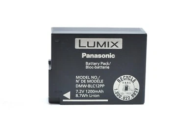 Batería Panasonic OEM DMW-BLC12 BLC12PP para DMC-2500 DMC-G5 DMC-G6 DMC-G85 Foto 1 de 2