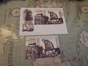 Great Laxey Wheel 2004 Isle Of Man FDC Cover + MNH Minisheet As Shown In Picture - Picture 1 of 3