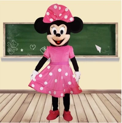LO ÚLTIMO Traje Adulto Talla MICKEY MOUSE Y MINNIE MOUSE Disfraz Mascota (1 pieza Minnie) Foto 1 de 2