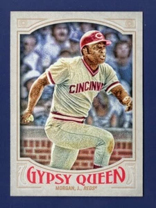 Topps Gypsy Queen 2016 estampado corto SP #315 Joe Morgan Cincinnati rojos - Imagen 1 de 3