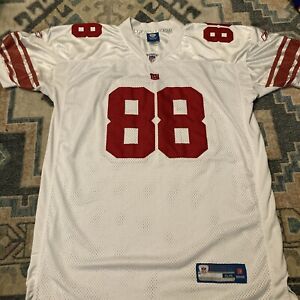 New York Giants Hakeem Nicks Jersey On Field Reebok Men's Size 54 White/Red #88