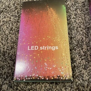 Easter Decorations Rabbit String Lights 10 ft 40 LED Bunnies Battery Operate - Picture 1 of 2
