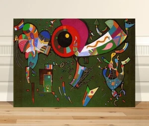 Wassily Kandinsky Around the Circle ~ FINE ART CANVAS PRINT 8x10" - Picture 1 of 1