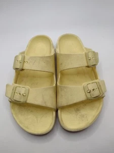 Birkenstock Arizona Eva Slids Sandals Kids 31 Yellow A2 - Picture 1 of 6