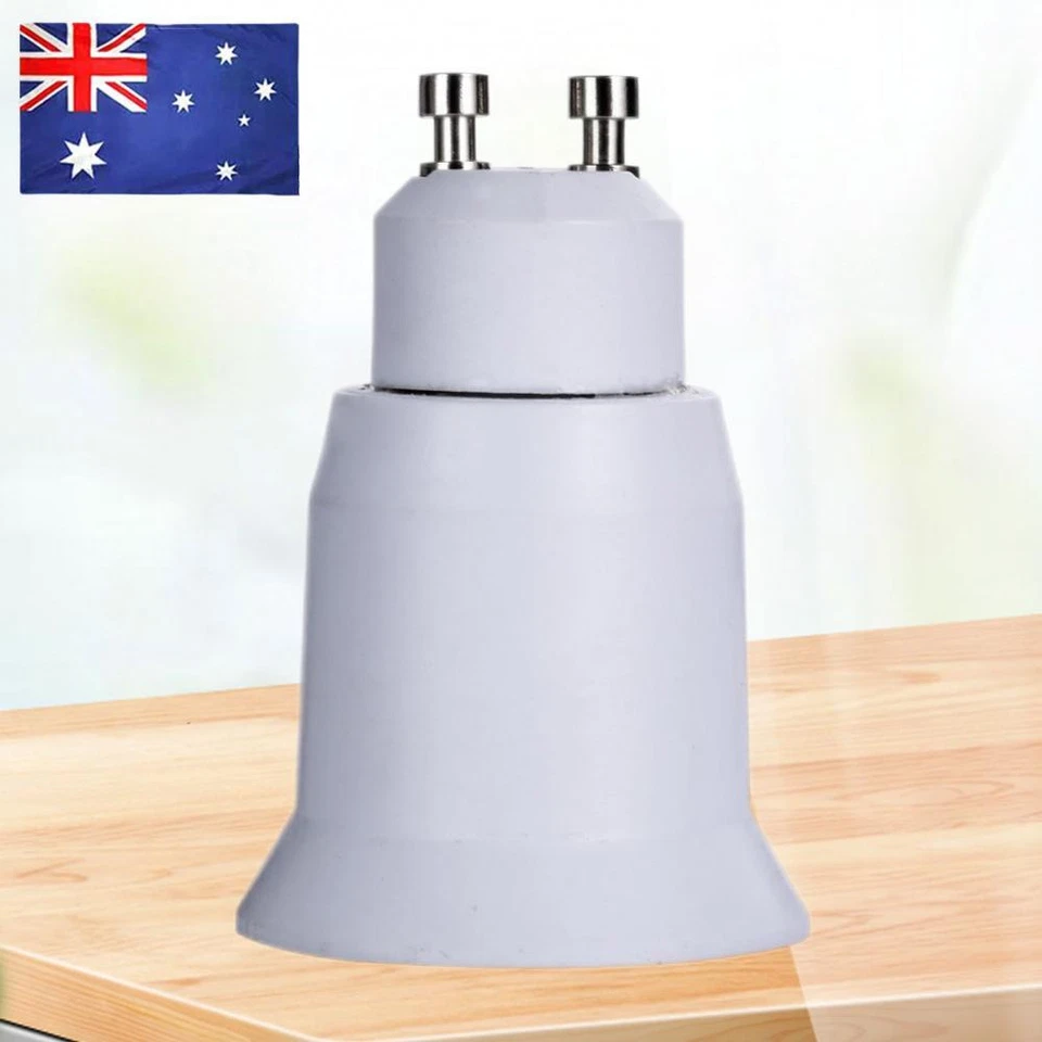 5PCS GU10 to E27 Base Screw Light Lamp Bulb Holder Adapter Socket Converter - Image 1 of 4