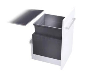 Hailo bidone della spazzatura da incasso bidone della spazzatura triple XL 55 f 45 armadi con estratto anteriore - Foto 1 di 7