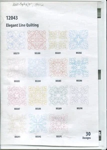 Stickerei Take Out elegante Linie Steppung 12043 CD - Bild 1 von 3