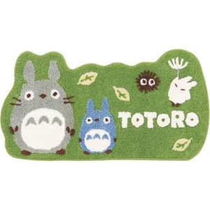 Studio Ghibli My Neighbor Totoro Chenille Accent Mat with Soot Sprites Green Rug - Picture 1 of 5