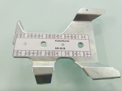 Kabelkarte Klemmleiste Schaltplan Simson SR50 SR80 wasserfest Aufkleber