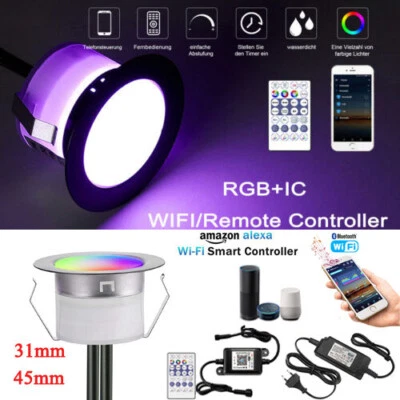 WS2815 IC RGB Pixel light WIFI LED Einbaustrahler Außen Garten Adressierbare DHL - Bild 1 von 4