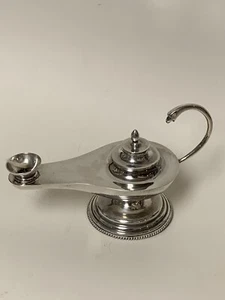 Eine Torres Vega mexikanische Sterlingsilber Dschinn Aladdin Öllampe - Bild 1 von 9