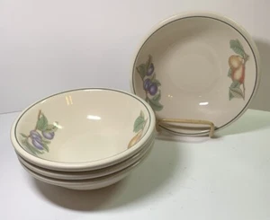 4 Noritake Epoch Wholesome Cereal Bowls E-211 6 3/4" (2 Avb) - Picture 1 of 12