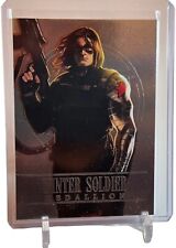 Winter Soldier 2022 Marvel Fleer Ultra Avengers Medallion Card #M-50 W/Top Load