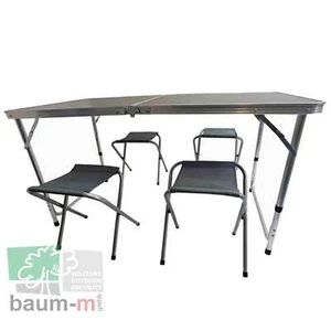 Camping-Sitzgarnitur von camp active klappbar 4 Pers. Festival Picknick leicht - Bild 1 von 9
