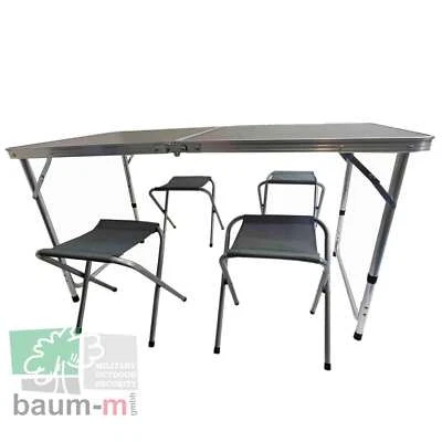 Camping-Sitzgarnitur von camp active klappbar 4 Pers. Festival Picknick leicht - Bild 1 von 4