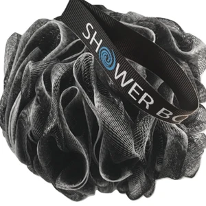 Loofah-Charcoal Bath-Sponge XL-75g-Set by Shower Bouquet: 4-Pack, Extra Large Me - Picture 1 of 8