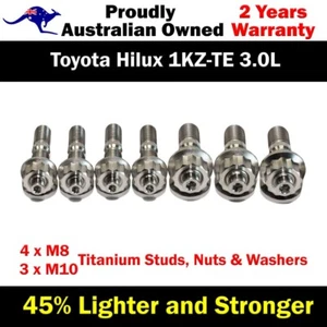 Titanium Turbo Charger Stud Kit For Toyota Hilux 1KZ-TE 3.0L - Bild 1 von 4
