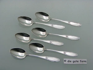 Schöner Jugendstil ~1910 - -- 6x KAFFEELÖFFEL W&B 60 (Walbräu, Germany) -- - - Bild 1 von 11