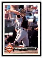 1993 Donruss #260 STEVE DECKER San Francisco Giants ~E6C