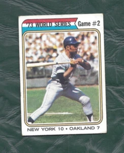 Tarjeta de béisbol 1974 Topps #473 Willie Mays New York Mets 1973 Serie Mundial En muy buen estado+ - Imagen 1 de 2